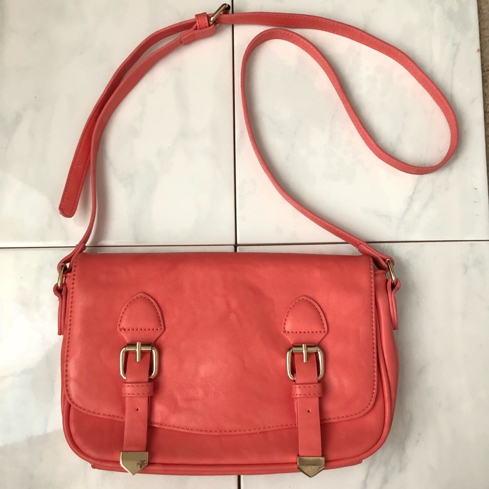 Charming Charlie’s Corel pink purse